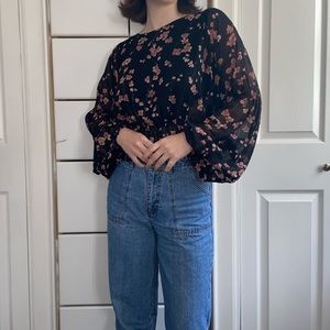 Mesh blouse
